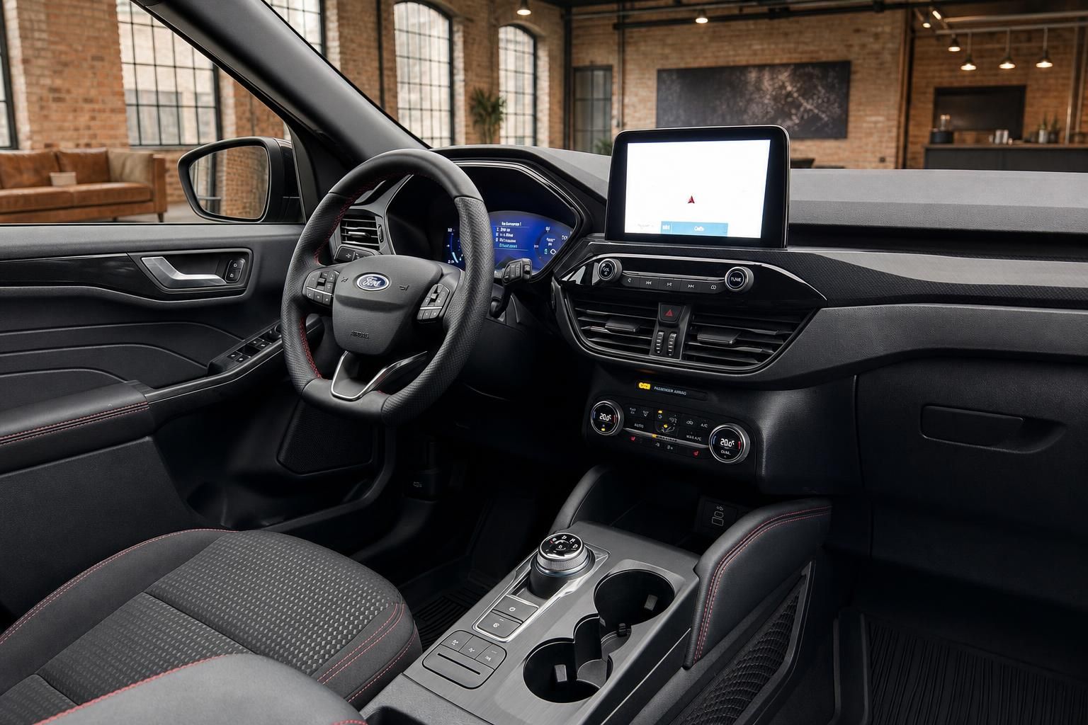 Ford Cockpit mit Touchscreen Navigation und Mittelkonsole