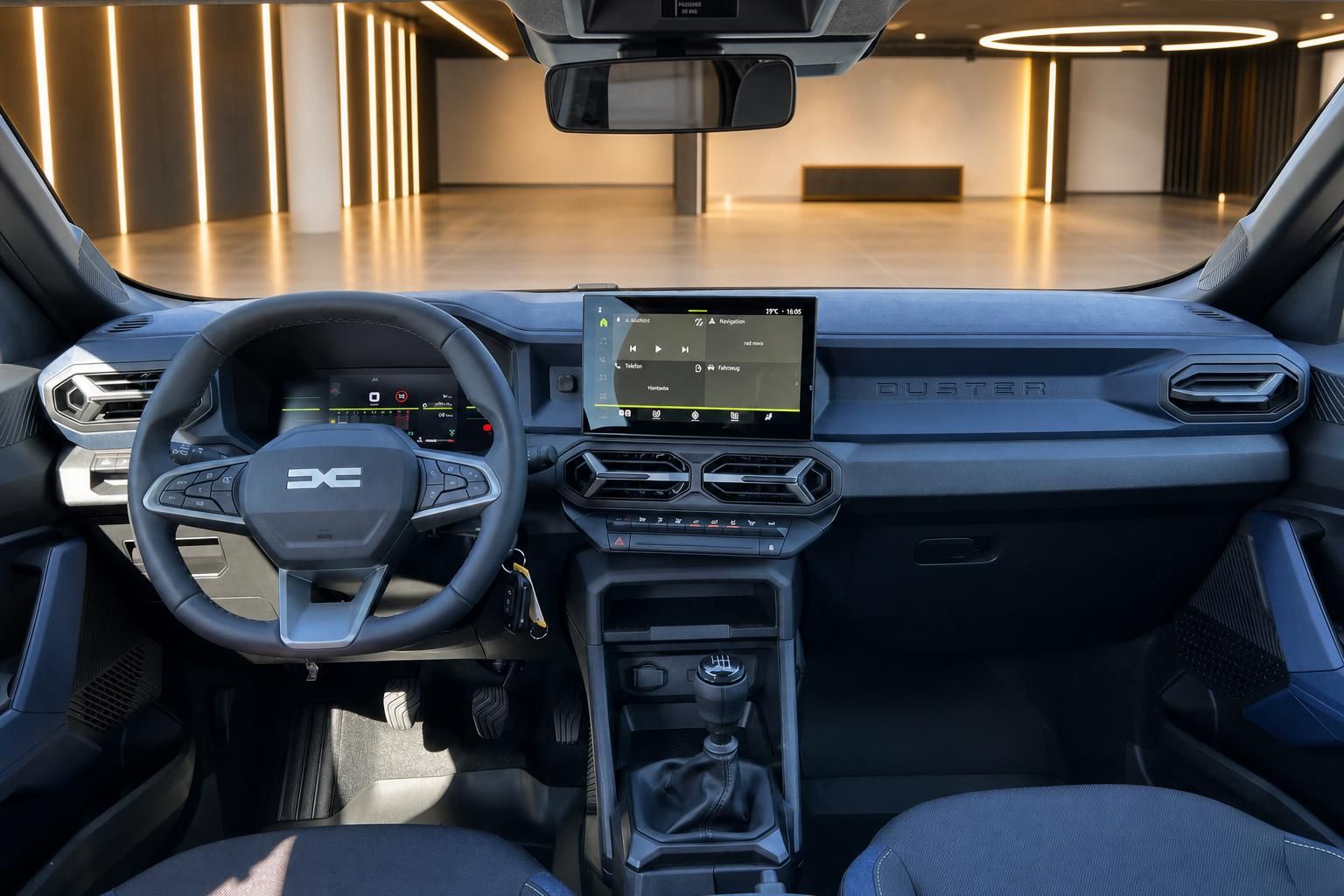 Dacia Duster Cockpit - Armaturenbrett mit Touchscreen und Mittelkonsole