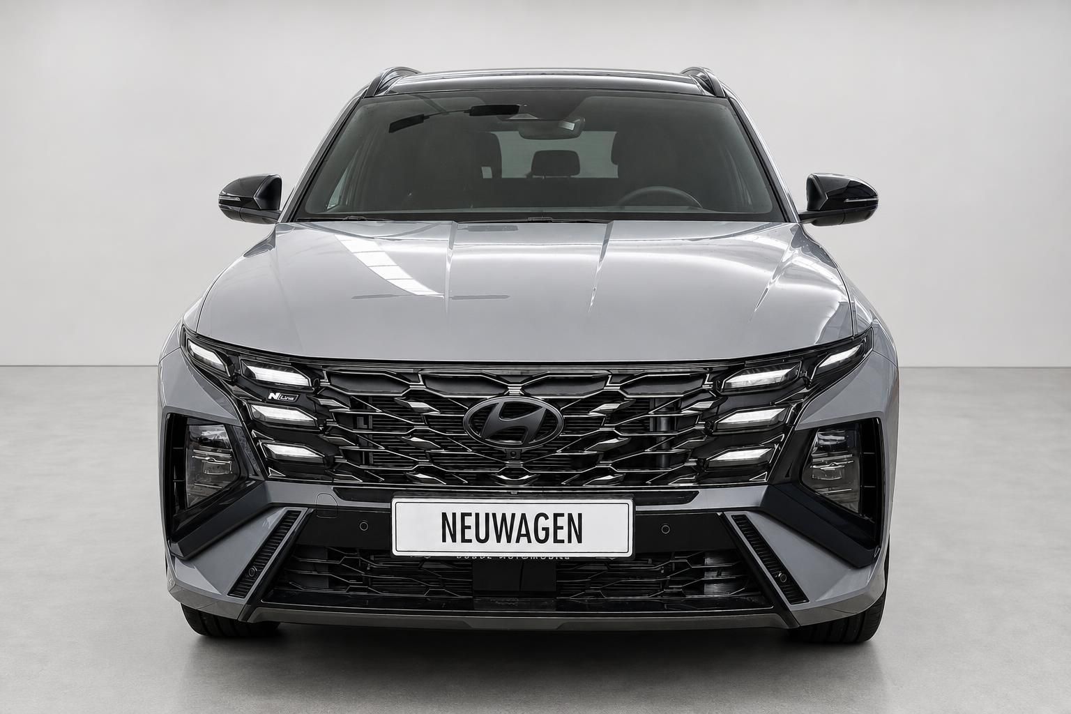 Hyundai Tucson N Line Neuwagen, Frontansicht mit Kuehlergrill