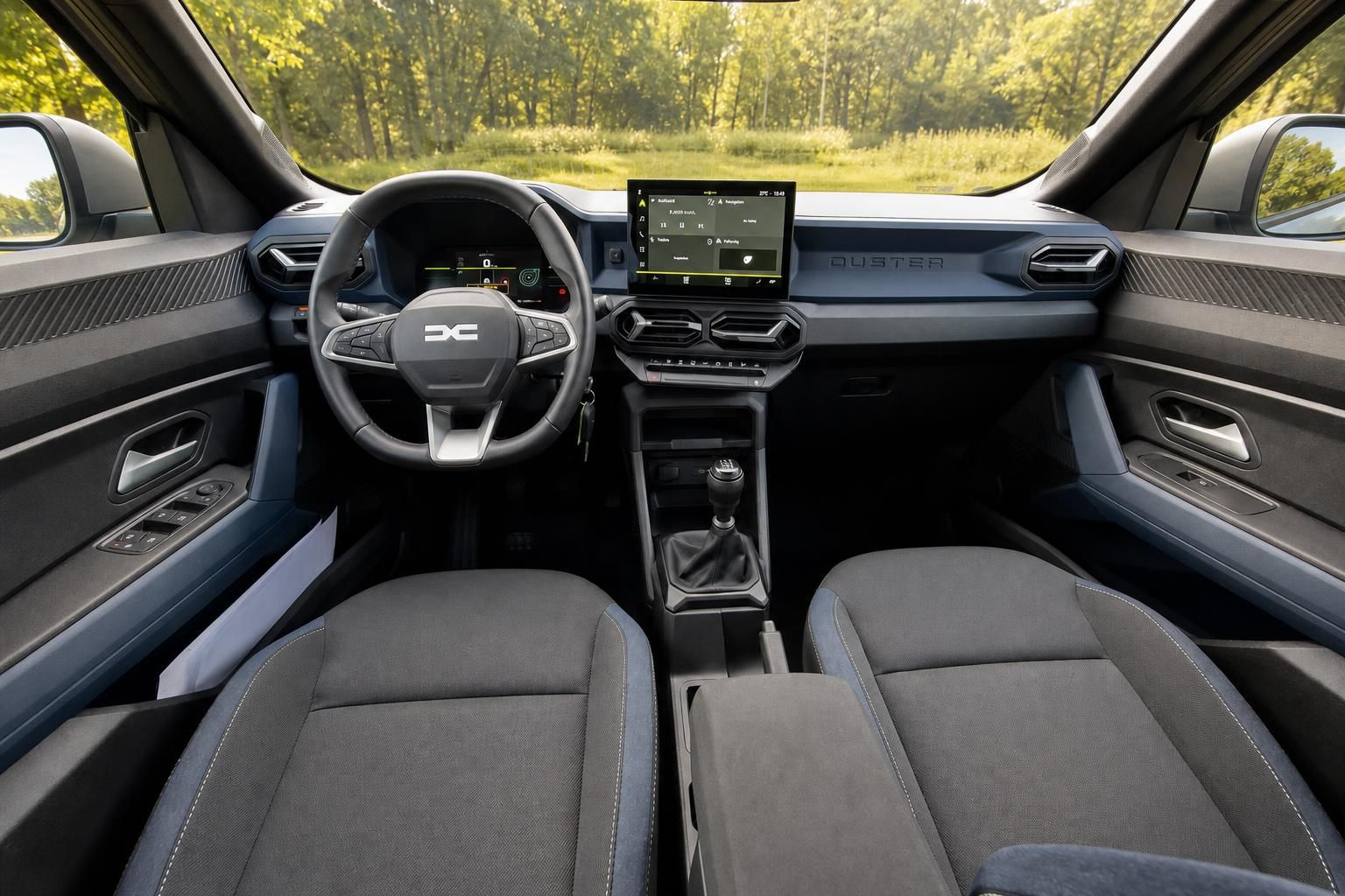 Dacia Duster Innenraum mit Cockpit und Lenkrad