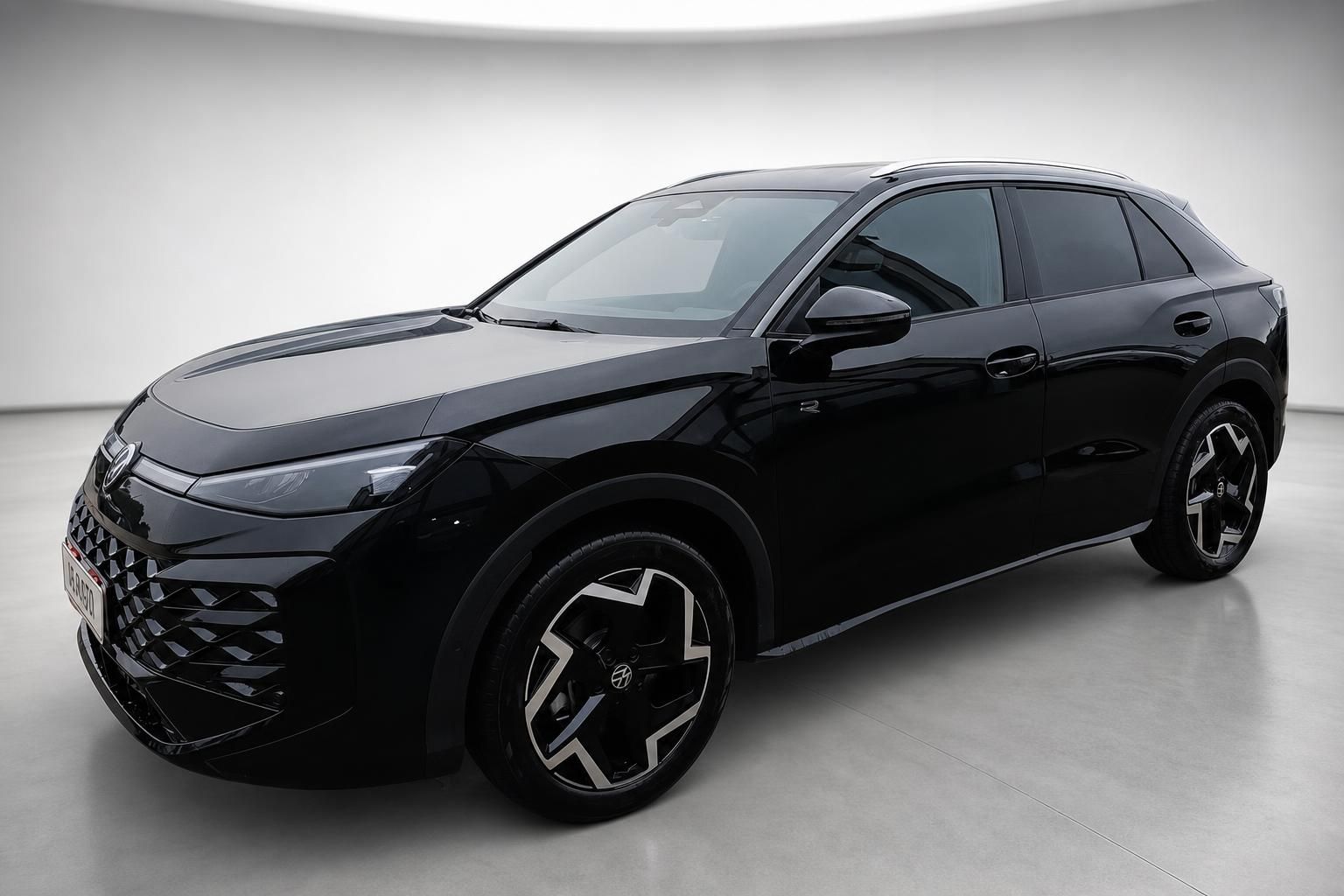 VW ID.5 GTX schwarz Seitenansicht mit sportlichen Leichtmetallfelgen