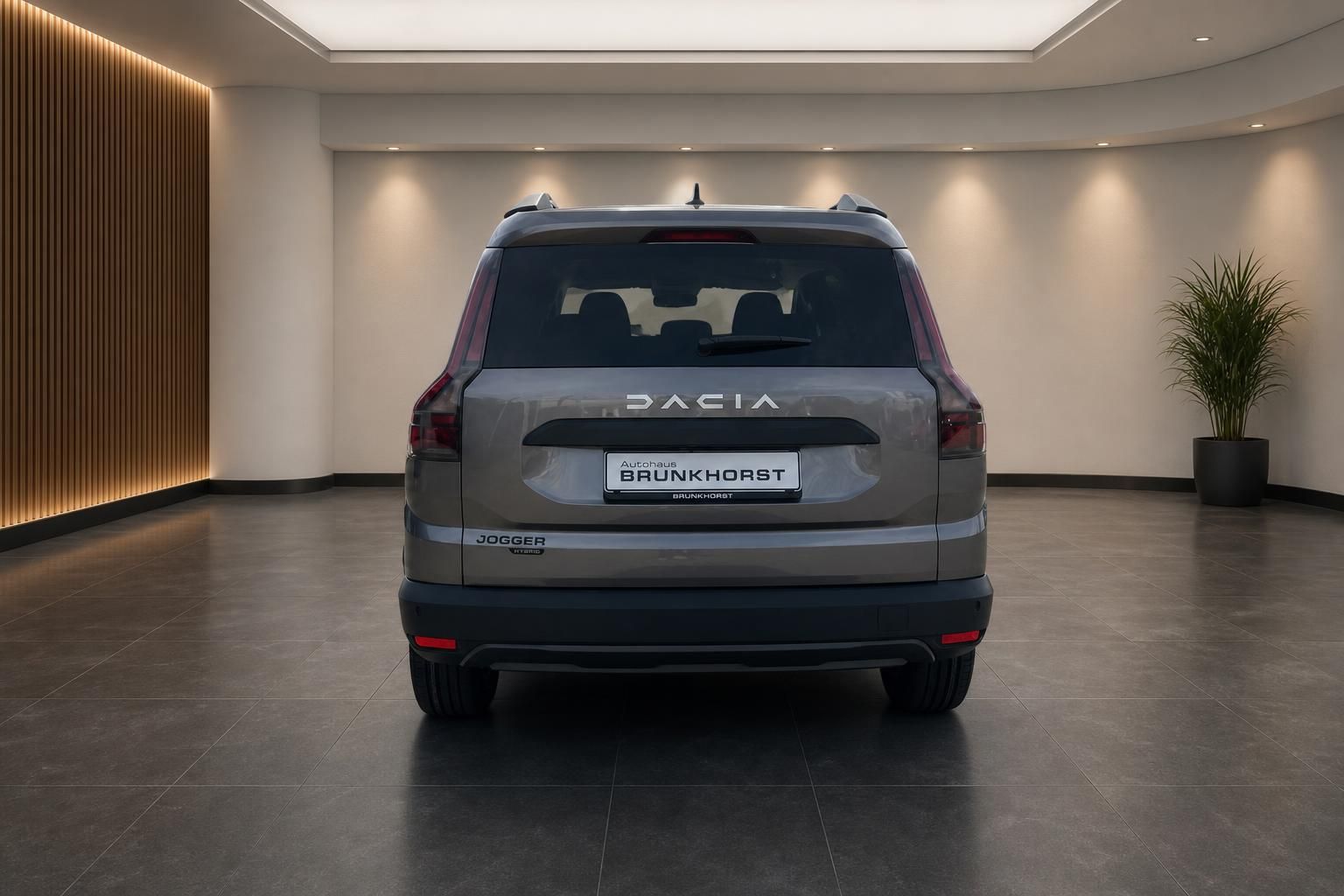 Dacia Jogger Heckansicht in grau im Autohaus Brunkhorst
