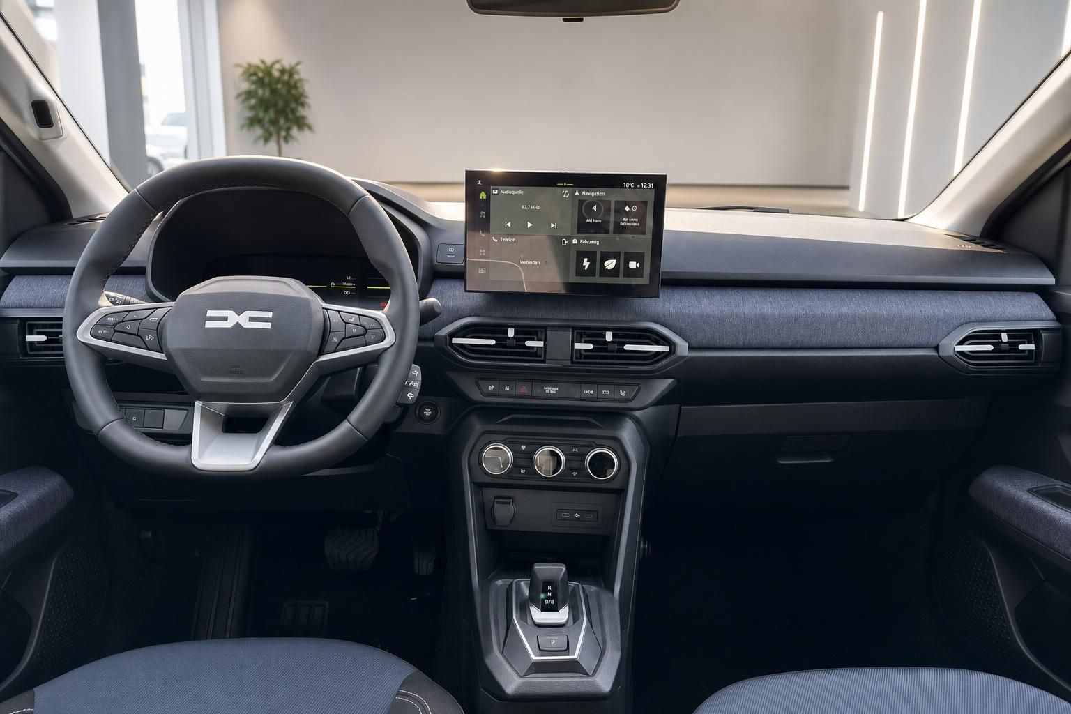 Dacia Jogger Innenraum mit Cockpit und Infotainment-Display