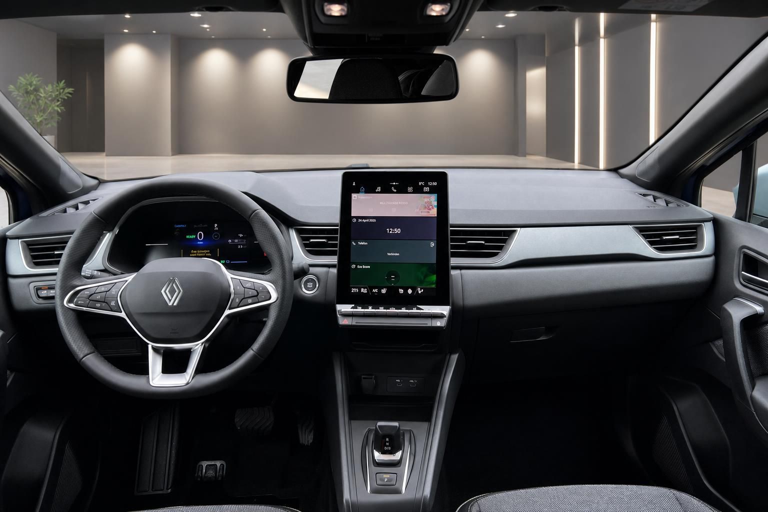 Renault Captur Cockpit mit digitalem Display, Touchscreen und modernem Armaturenbrett