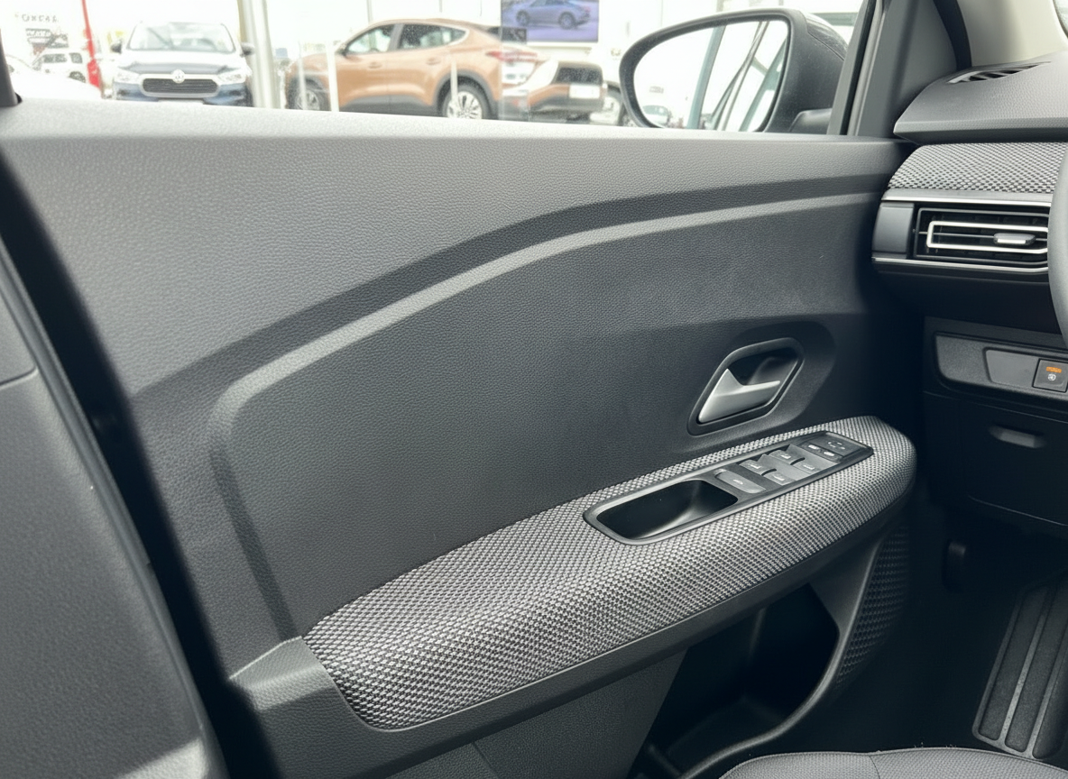 Fahrertür Innenverkleidung mit Fensterheber-Schaltern und Türgriff