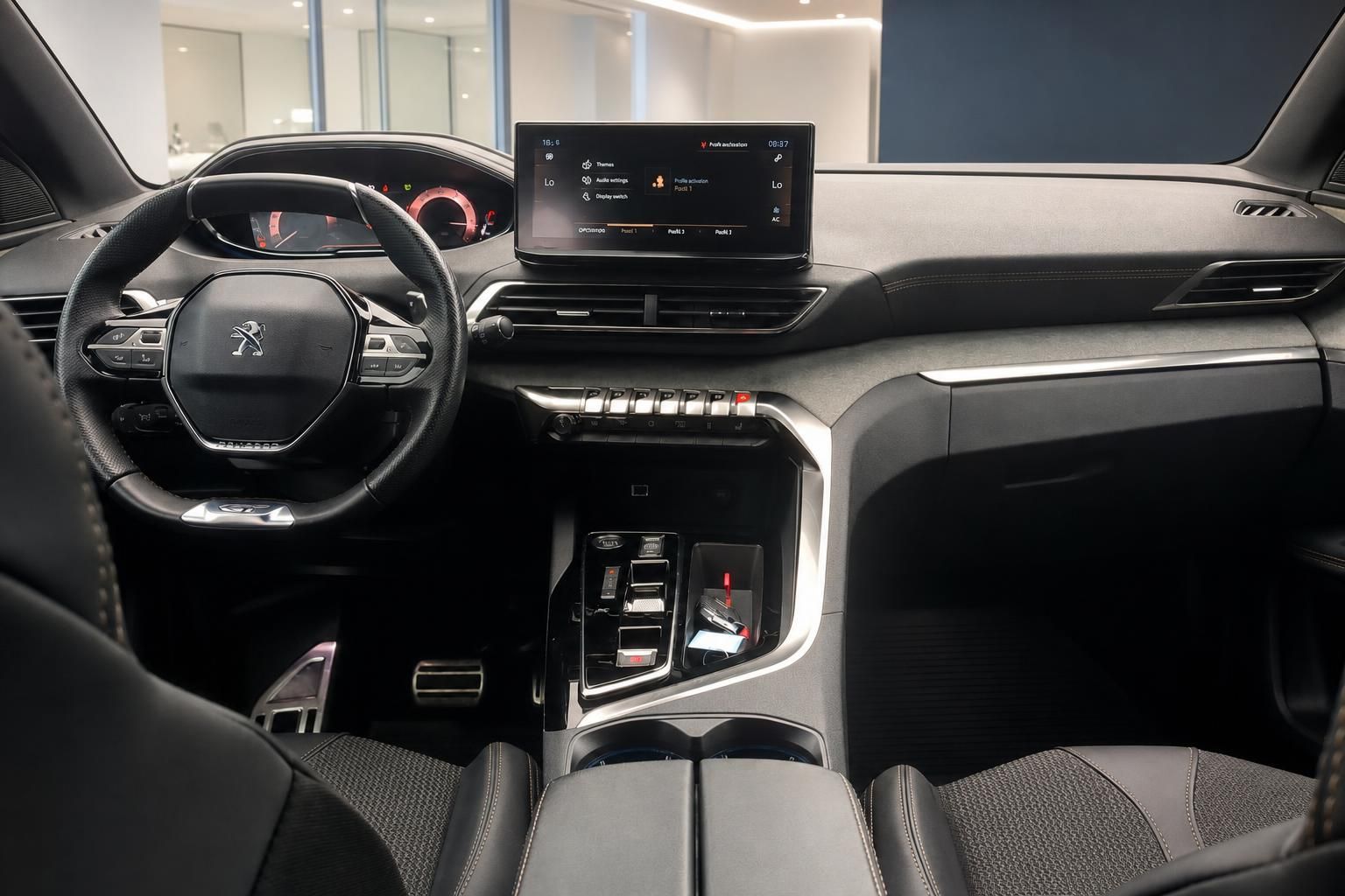Peugeot 3008 GT Cockpit mit Digitalanzeige und i-Cockpit