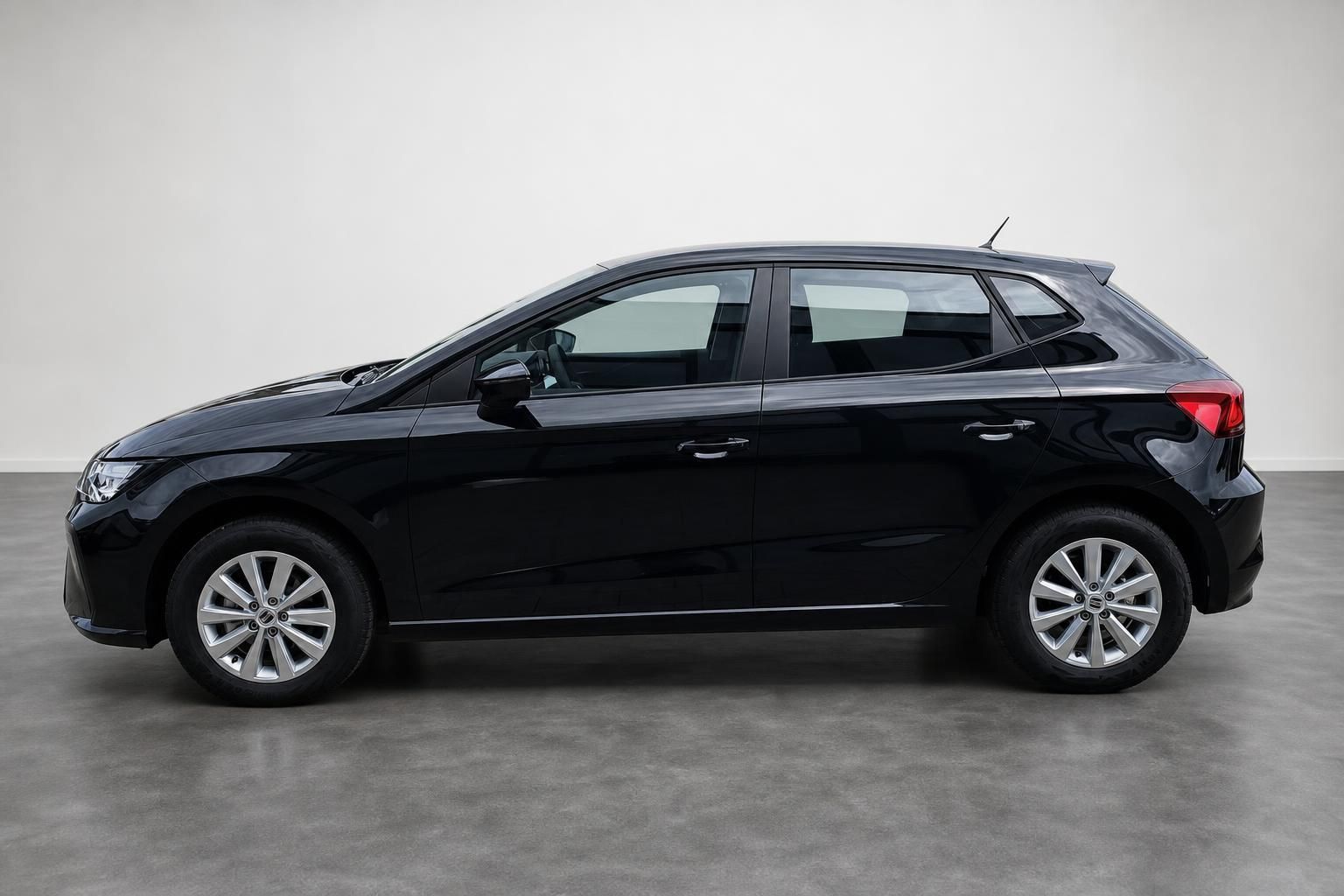 SEAT Ibiza schwarz Neuwagen Seitenansicht Profil