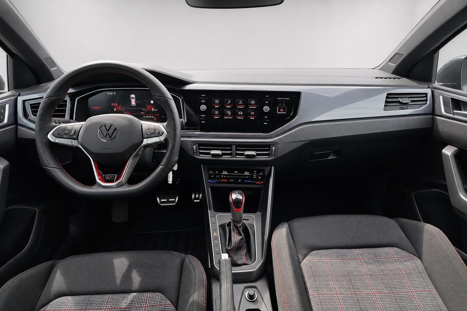 VW Polo GTI Cockpit mit Lenkrad und digitalem Tacho