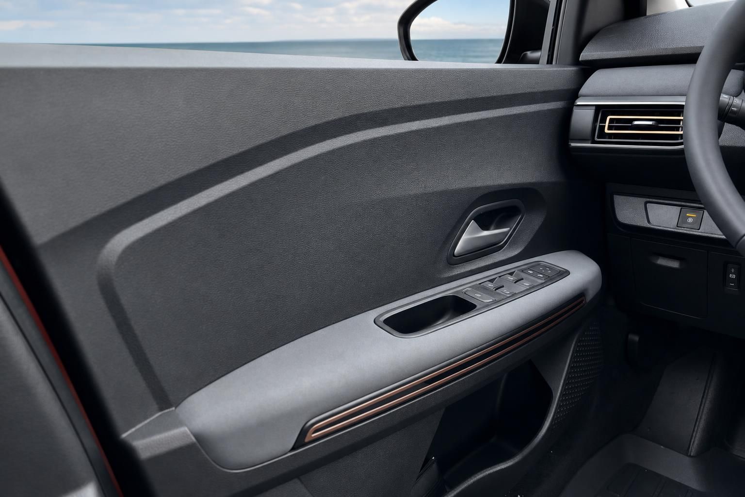 Dacia Türverkleidung mit elektrischen Fensterhebern und Armauflage