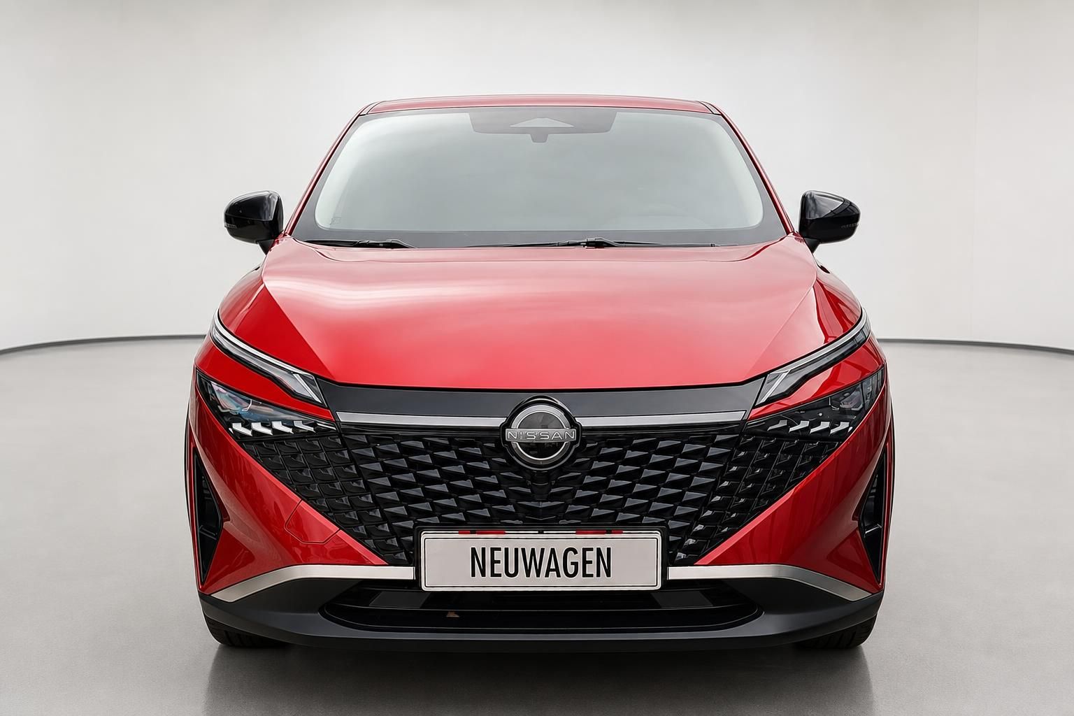 Nissan Qashqai rot Frontansicht direkt Neuwagen