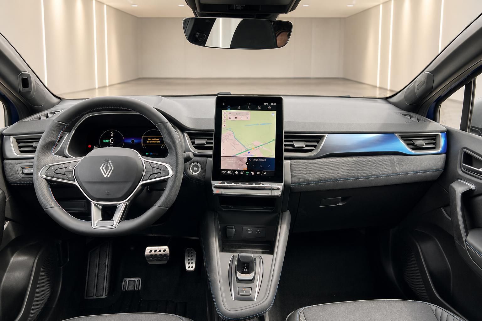Renault Captur Armaturenbrett mit digitalem Cockpit, großem Touchscreen und modernem Innendesign