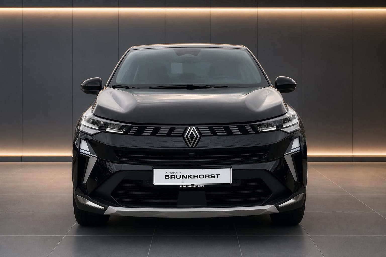 Renault Symbioz schwarz, Frontansicht im Autohaus Brunkhorst