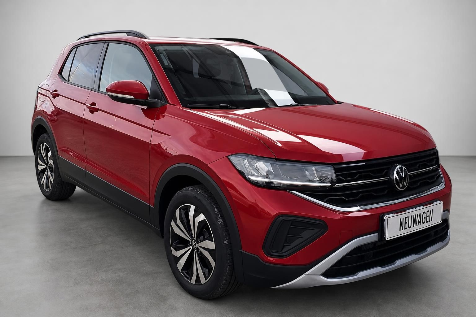 VW T-Cross rot Frontansicht Neuwagen SUV Seite
