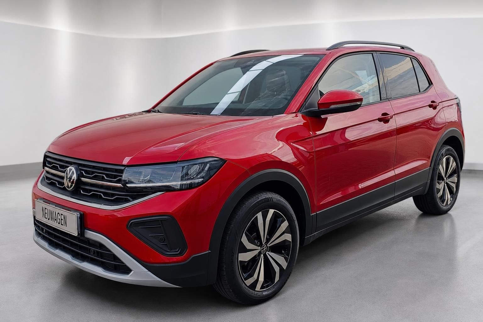 VW T-Cross rot Front schraeg Neuwagen SUV Studio