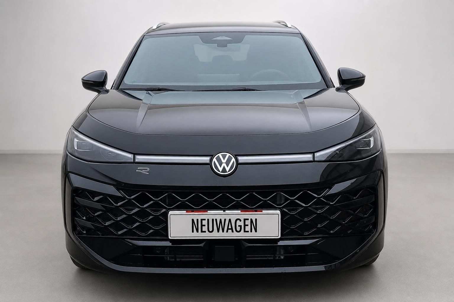 VW T-Roc R schwarz Frontansicht Neuwagen