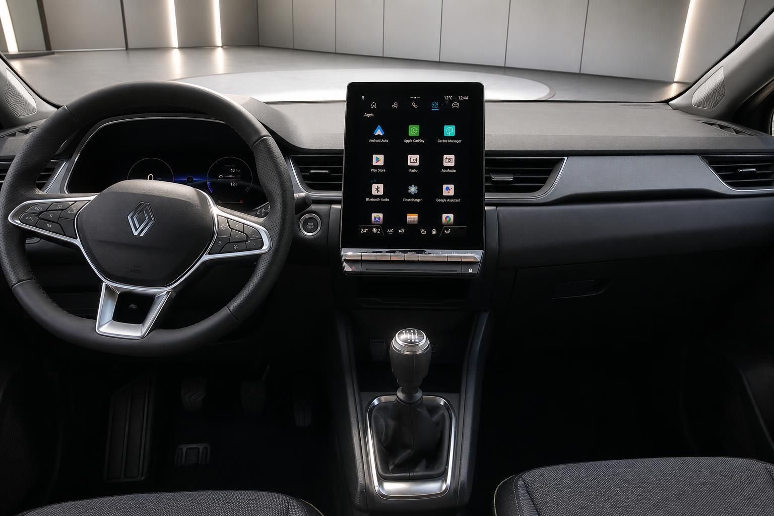 Renault Captur Armaturenbrett mit Touchscreen-Display und modernem Cockpit-Design