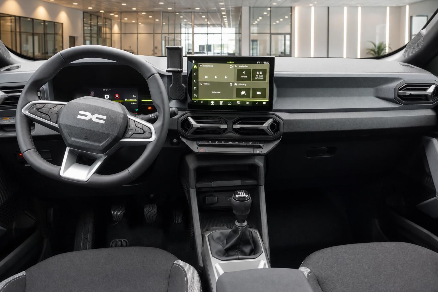 Dacia Duster Armaturenbrett mit Touchscreen - Innenraum Cockpit Ansicht