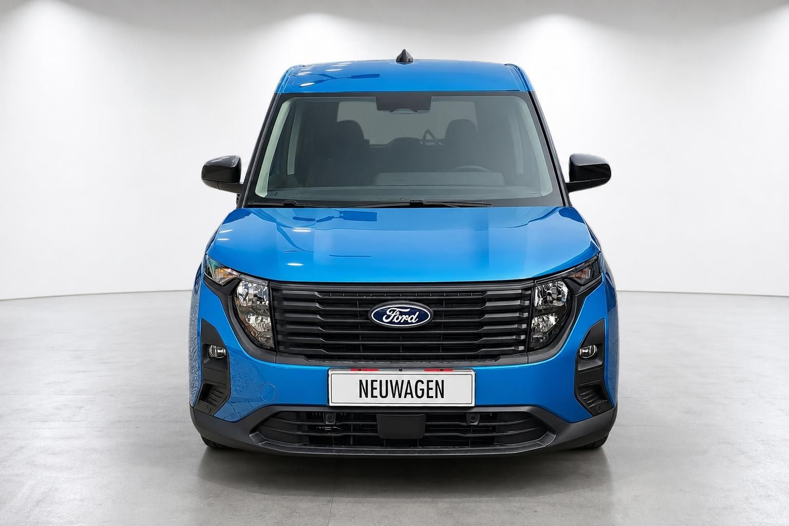 Ford Tourneo blau Frontansicht Van Neuwagen
