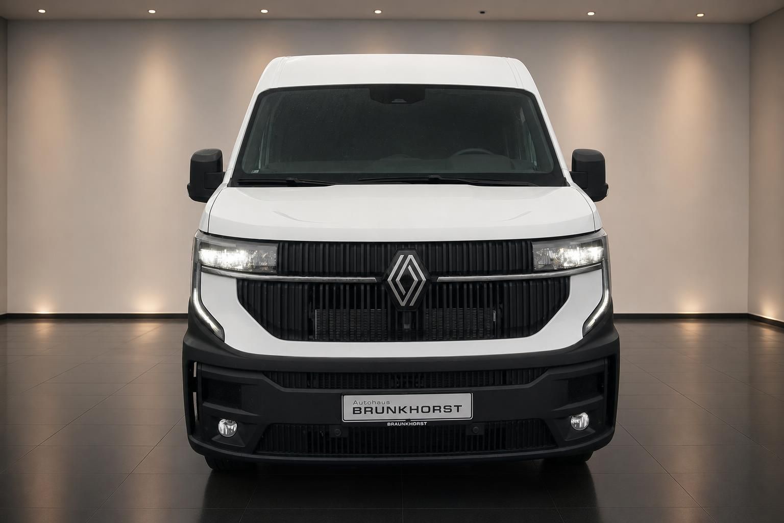 Renault Master Kastenwagen weiß Frontansicht gerade – Neuwagen beim Autohaus Brunkhorst