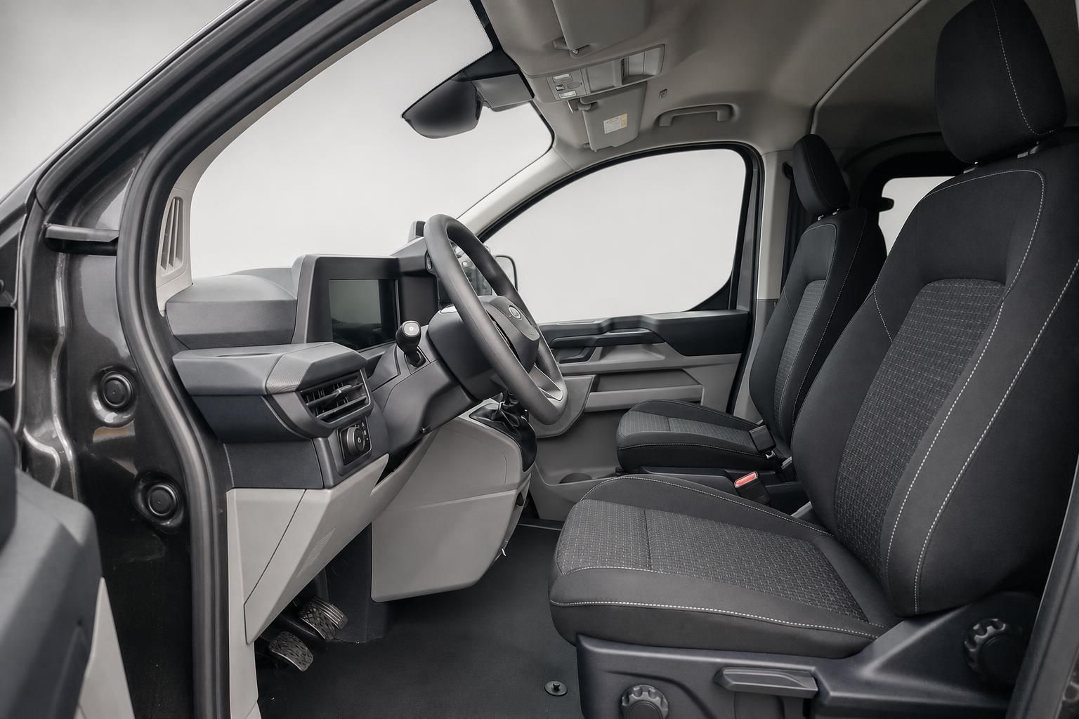 Ford Transit Custom Innenraum, Fahrersitz und Cockpit