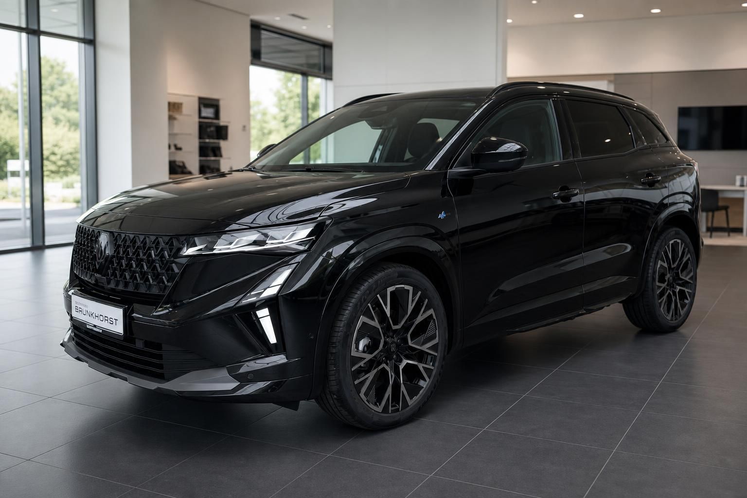 Renault Austral schwarz Seitenansicht im Autohaus Brunkhorst