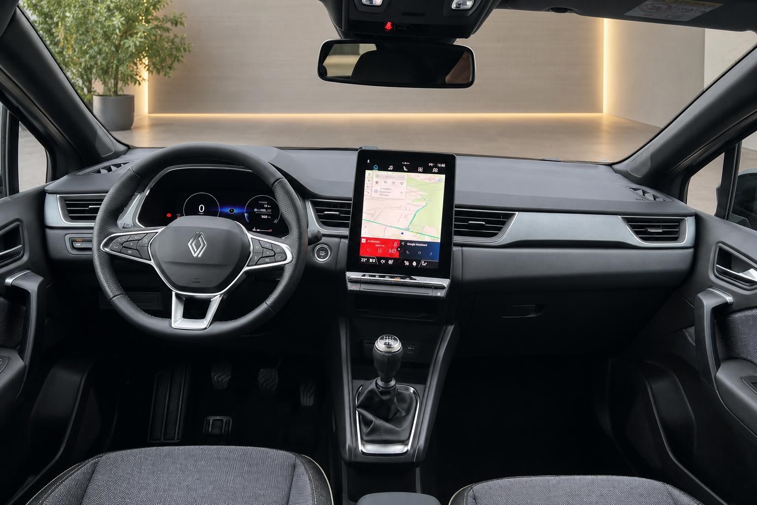 Renault Captur Innenraum Dashboard Touchscreen Navigation Mittelkonsole