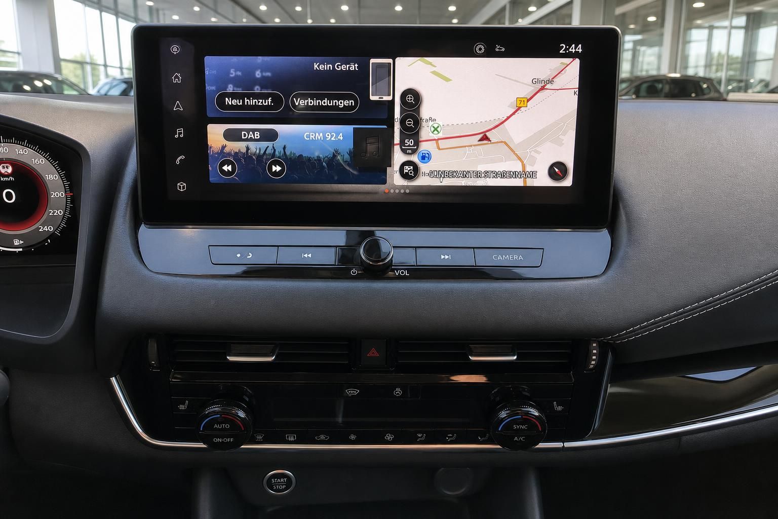 Infotainment-System mit Touchscreen Navigation und Medienwiedergabe - Auto Display