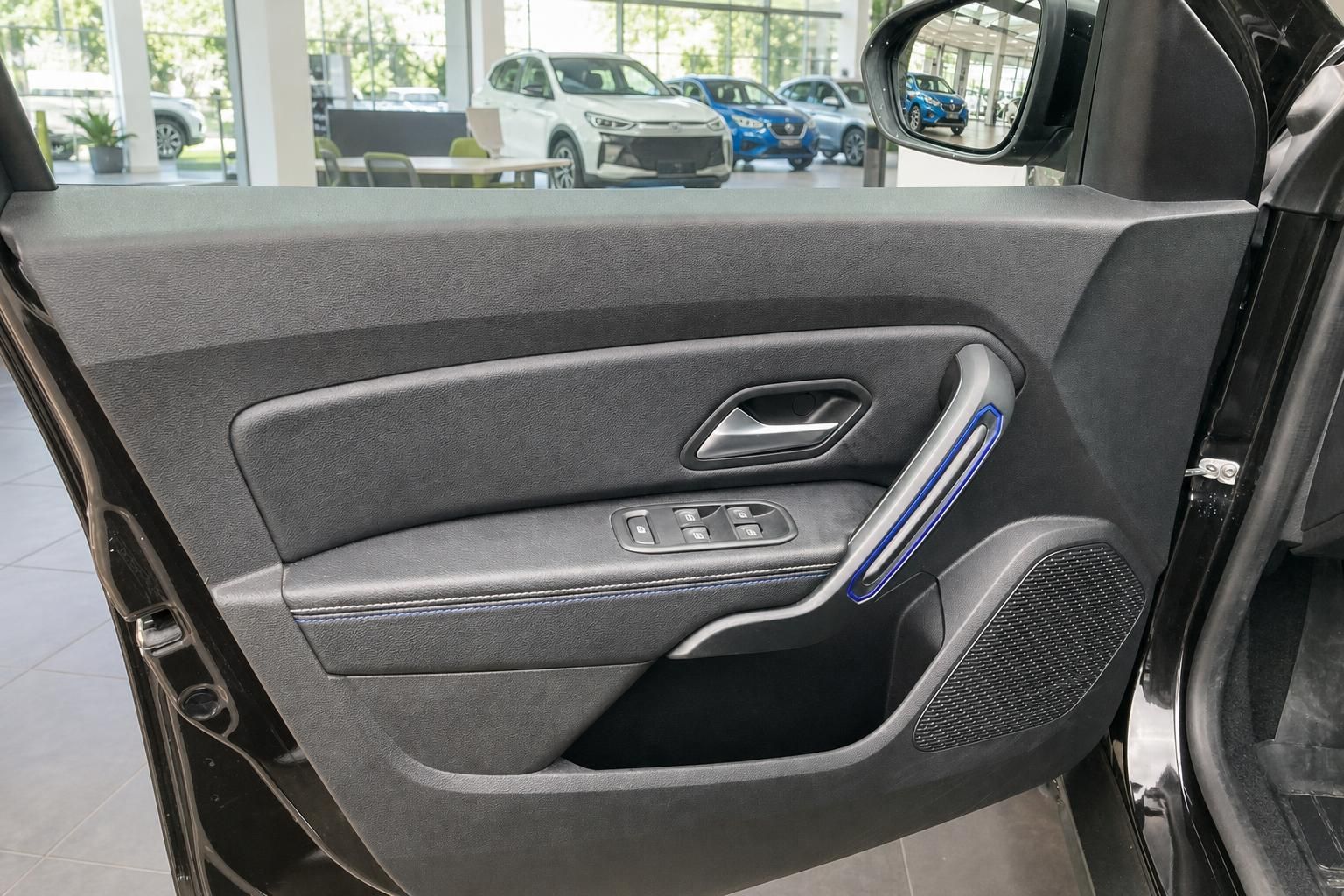 Dacia Tuerverkleidung mit Fensterhebern und Griff