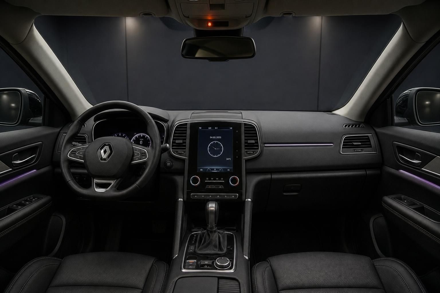 Renault Koleos Armaturenbrett mit Lederausstattung und Display
