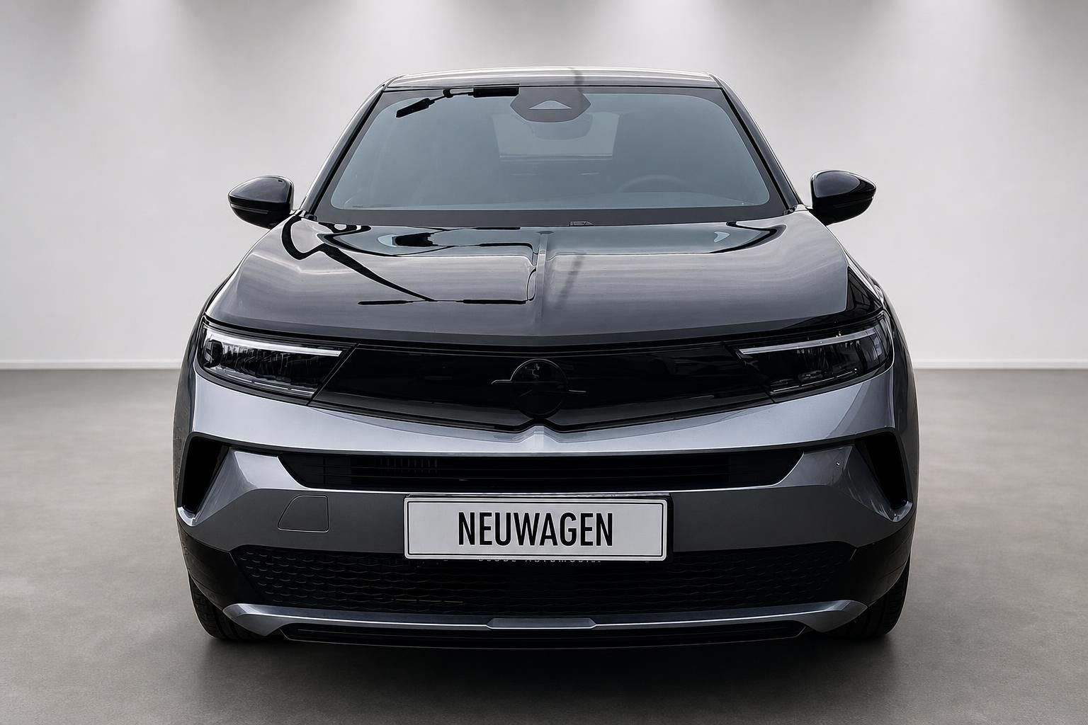 Opel Mokka Frontansicht, Neuwagen im Studio fotografiert