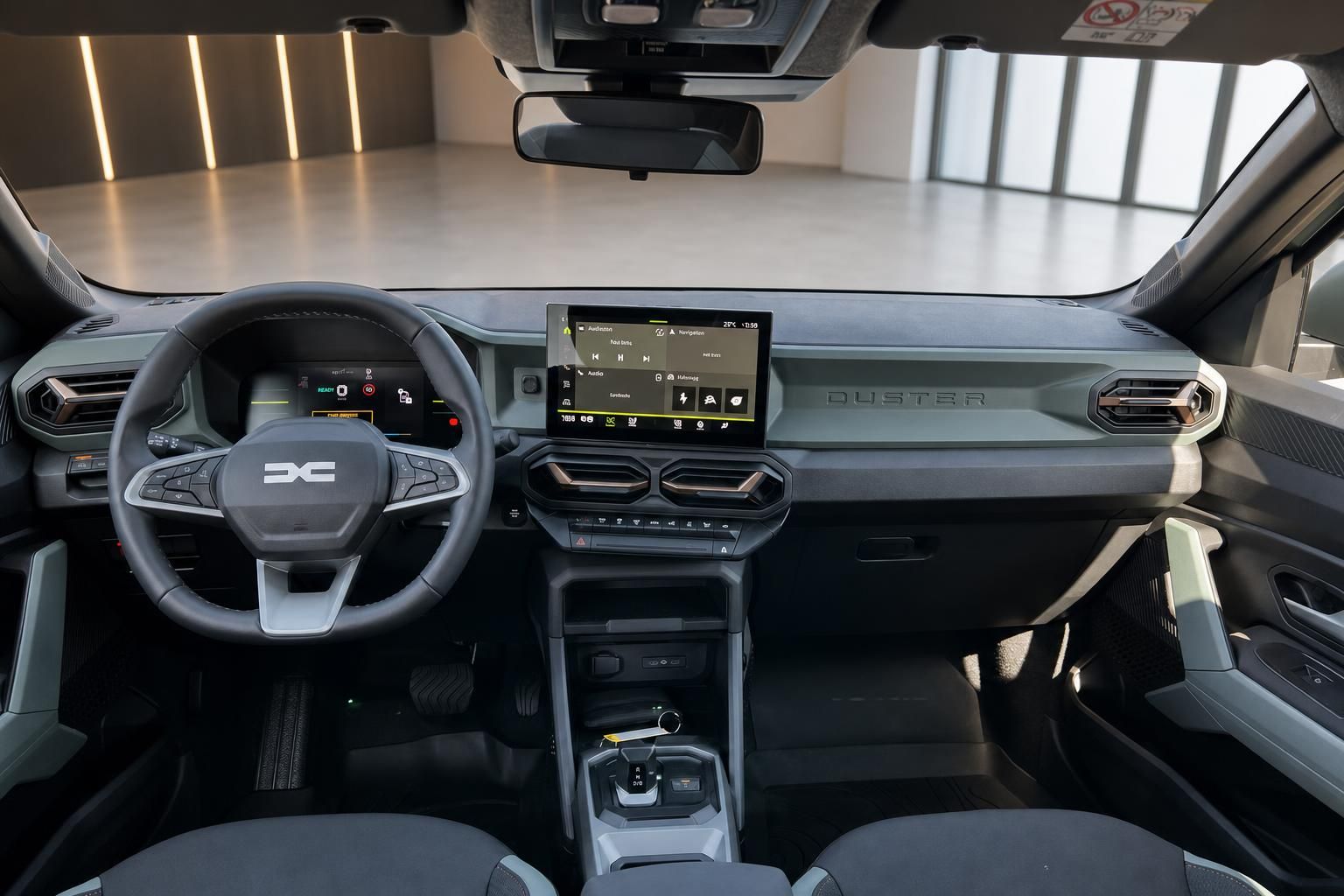 Dacia Duster Armaturenbrett mit digitalem Cockpit und Infotainment-System