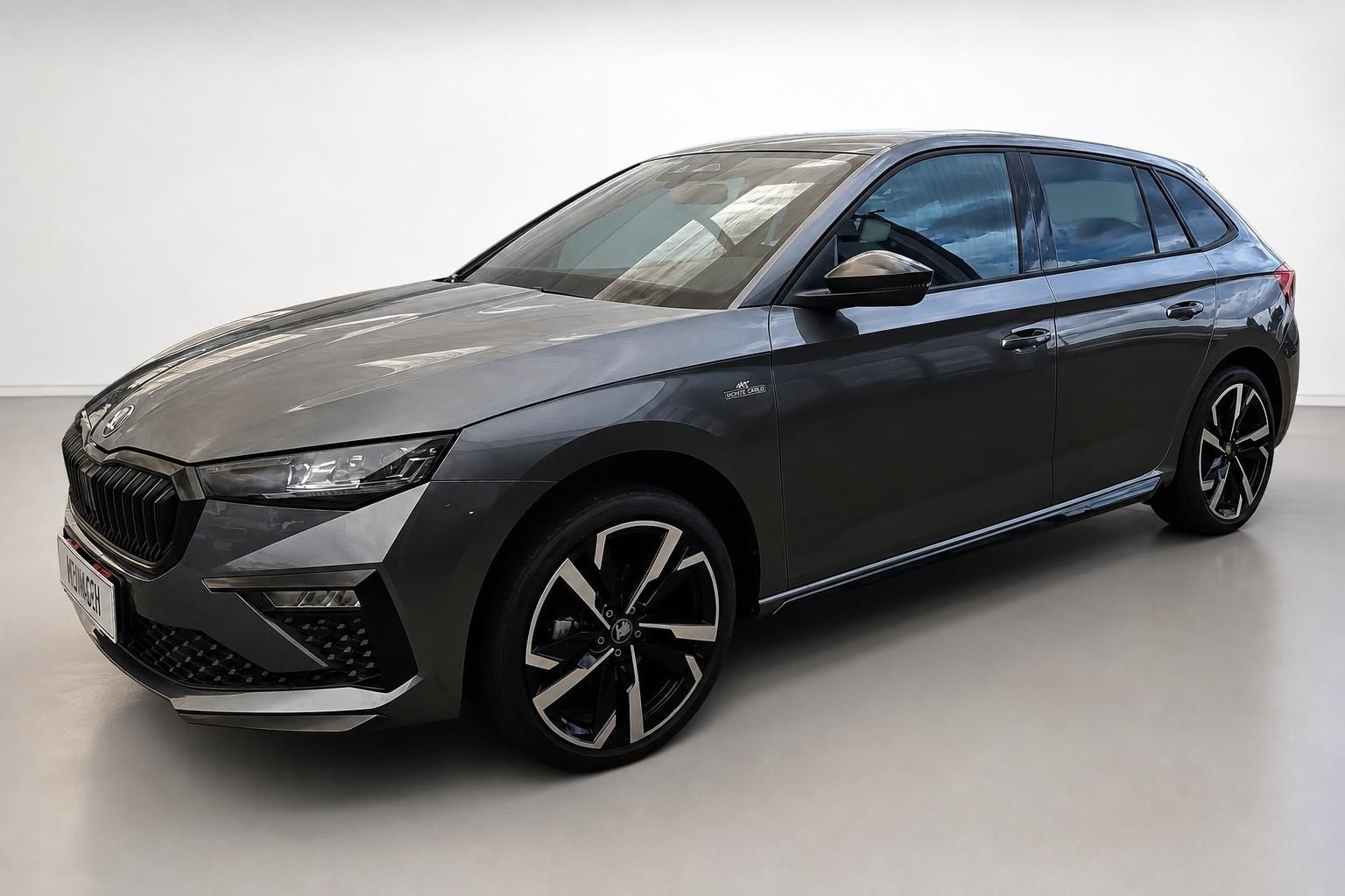 Skoda Scala Monte Carlo Frontansicht in Grau