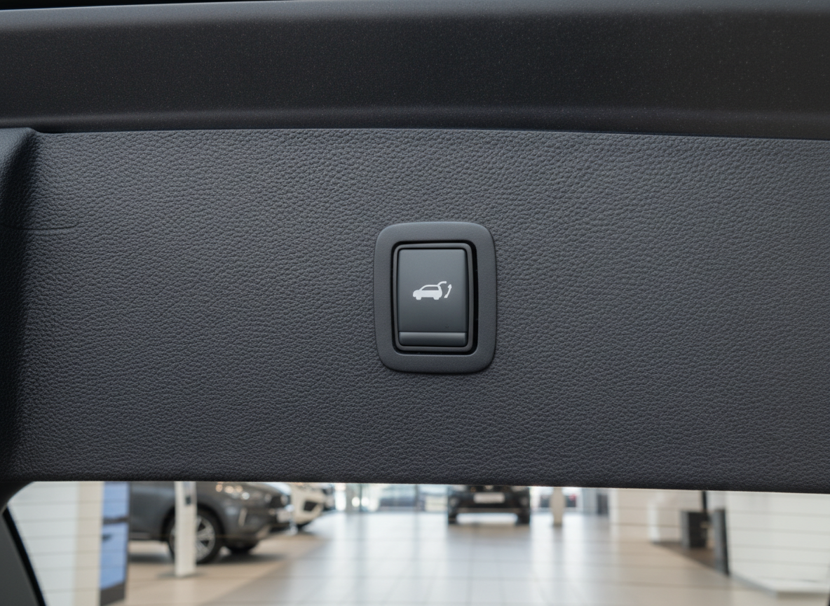 Fahrzeug Heckklappe Öffner Taste im Innenraum – elektrische Heckklappensteuerung