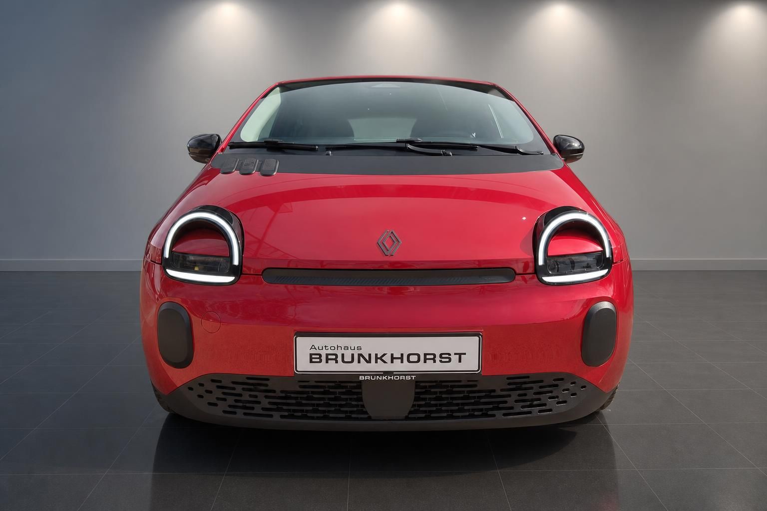Renault Twingo rot Frontansicht mit LED-Scheinwerfern