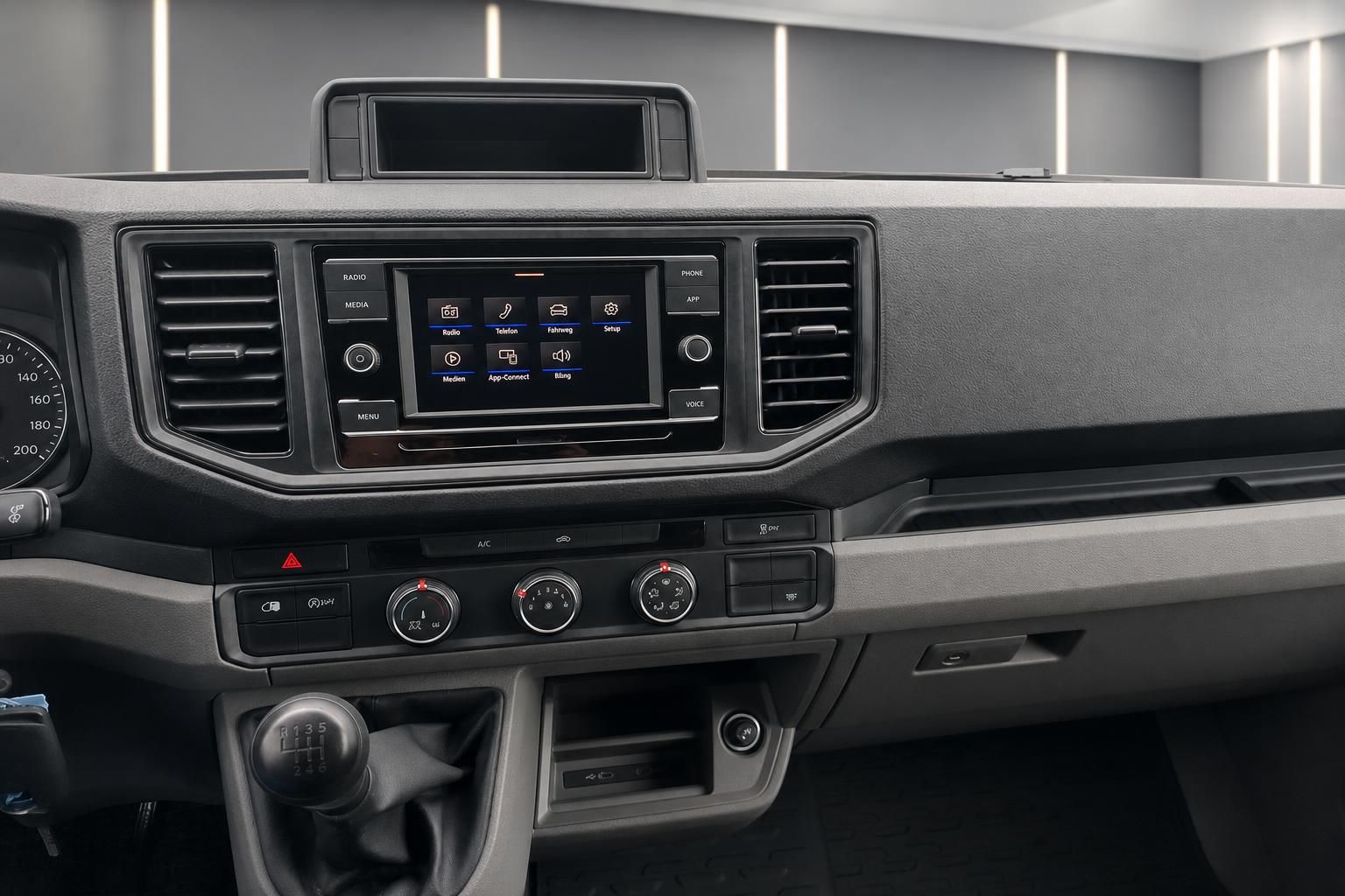 MAN TGE Armaturenbrett Infotainment-System Klimaanlage Innenausstattung