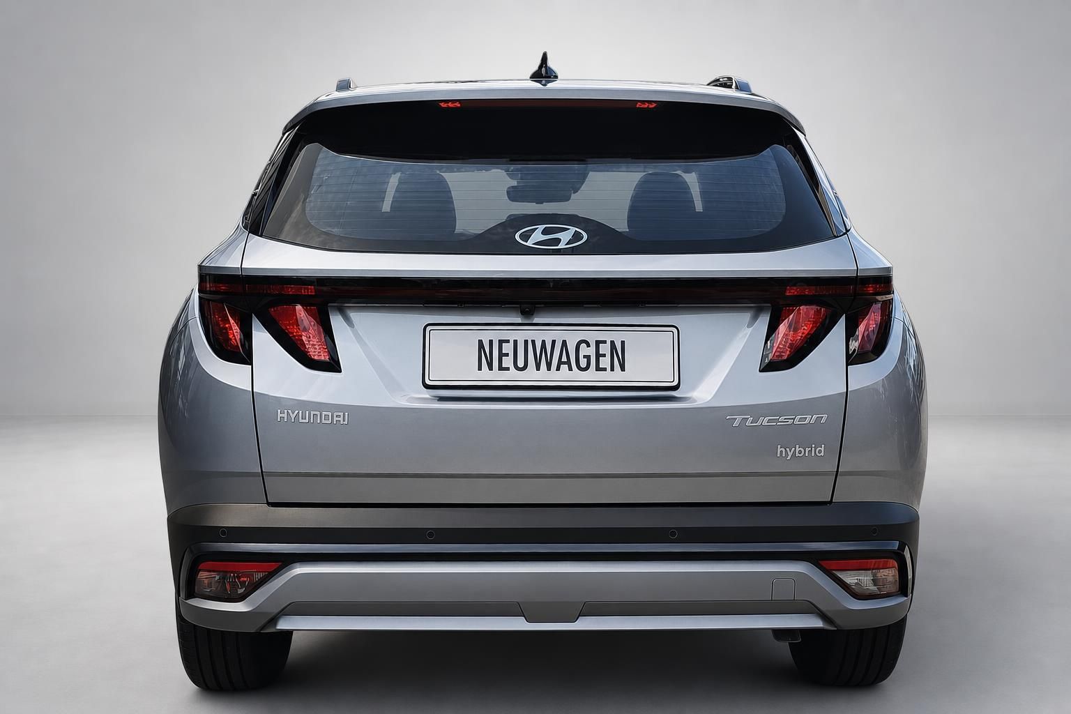 Hyundai Tucson Hybrid Neuwagen, Heckansicht mit Rueckleuchten