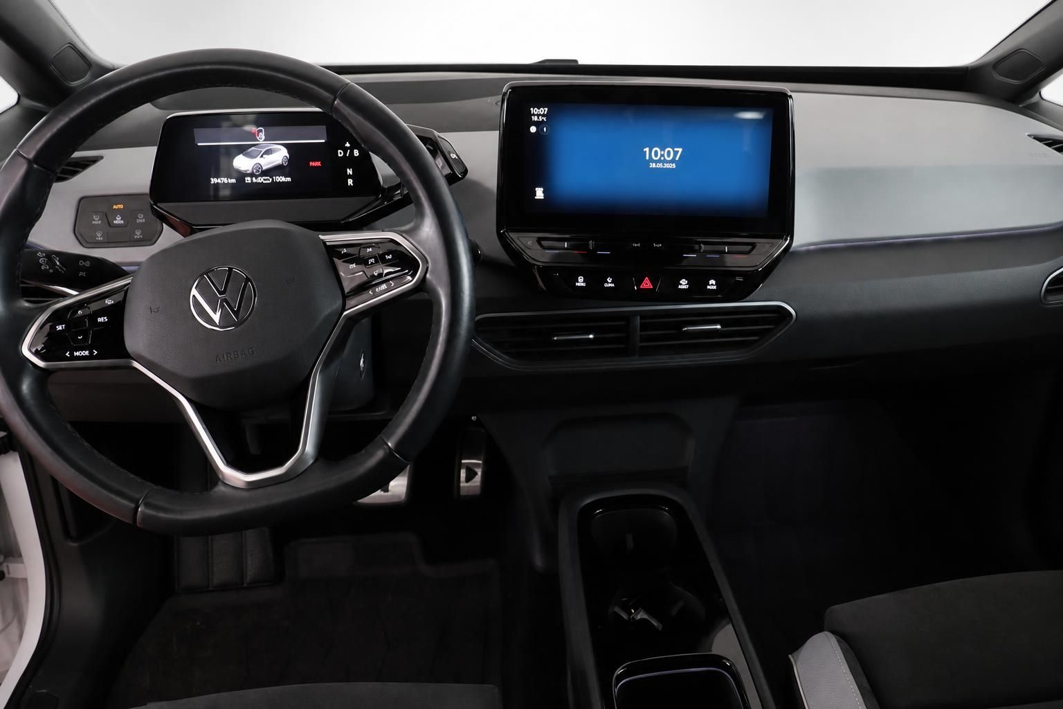 VW ID.3 Cockpit mit Lenkrad und digitalem Kombiinstrument