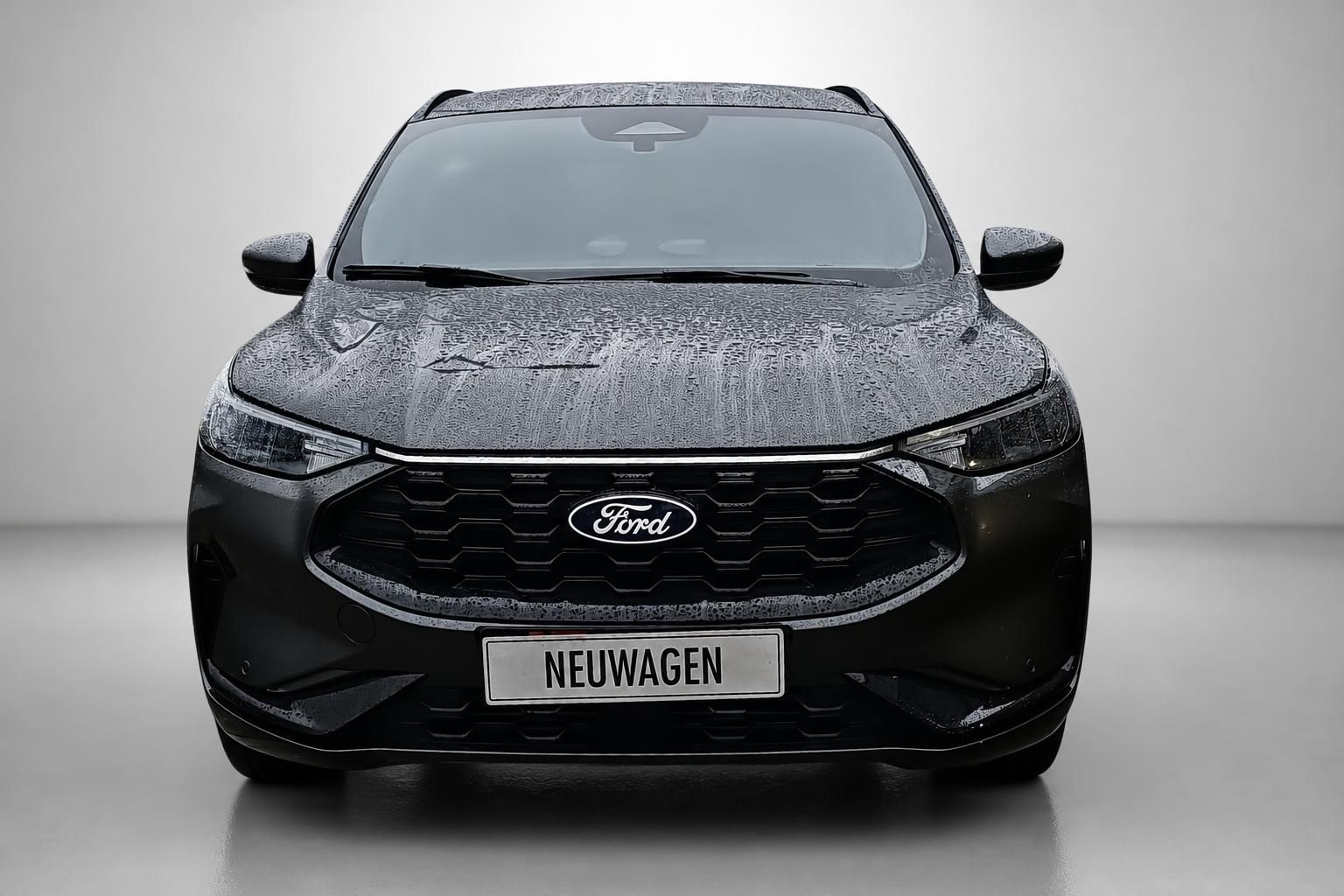 Ford SUV schwarz Frontansicht Neuwagen mit Ford Logo