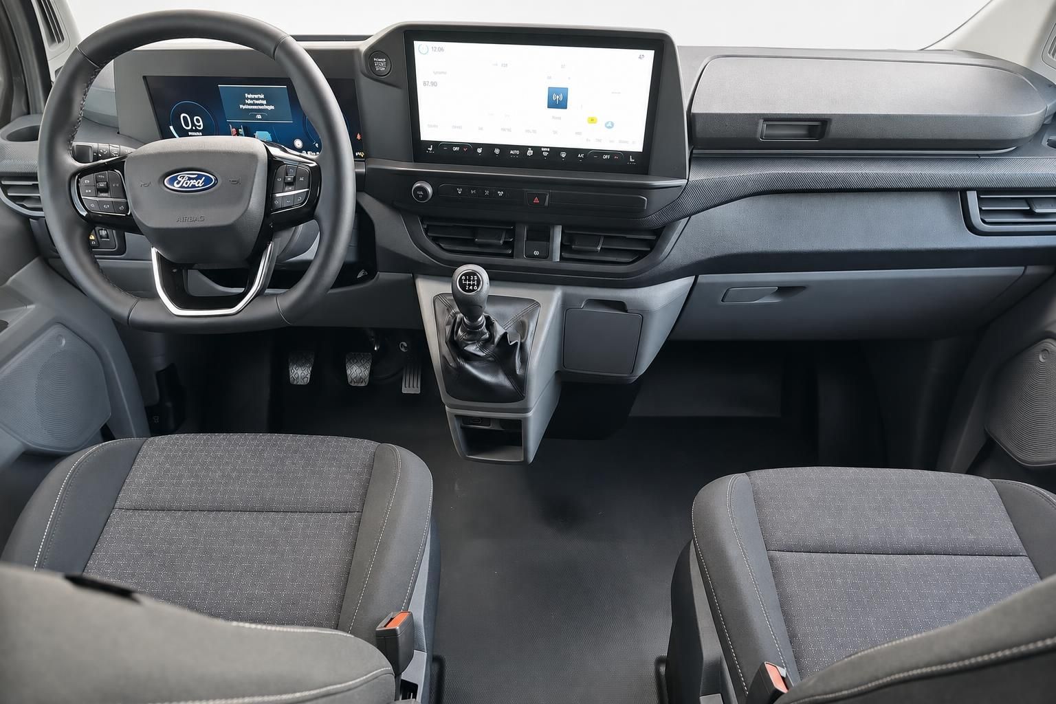Ford Transit Custom Cockpit Lenkrad Schaltung und Display