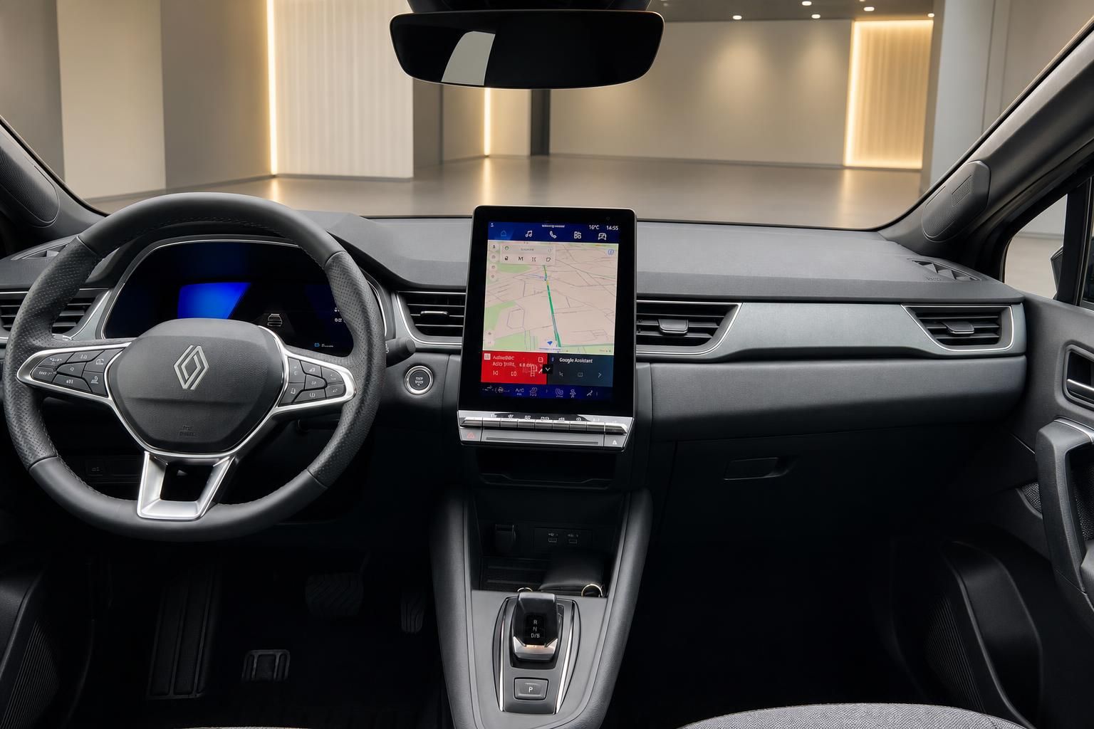 Renault Symbioz Cockpit mit Touchscreen und Lenkrad Innenraum