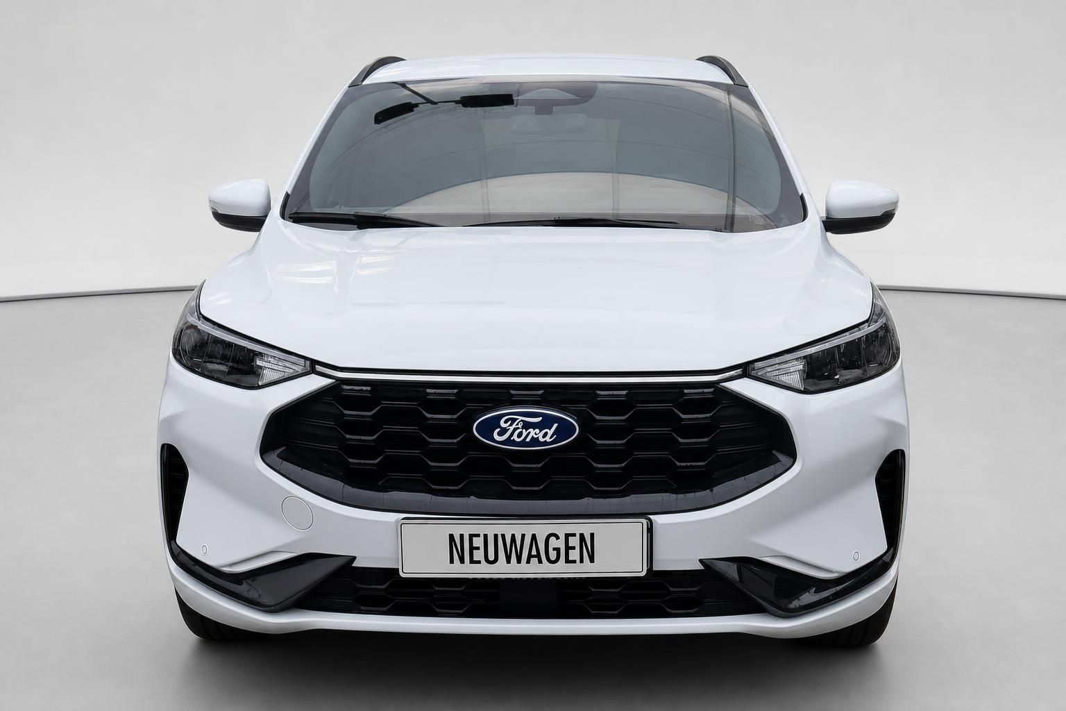Ford Kuga weiß Frontansicht Kühlergrill Neuwagen