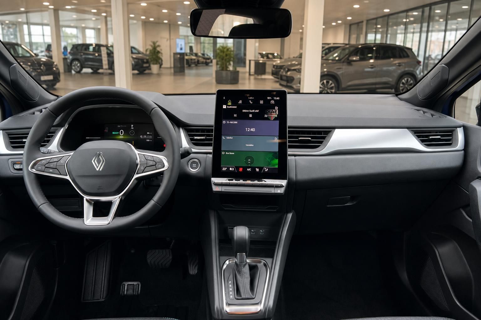 Renault Symbioze Armaturenbrett mit Touchscreen und digitalem Kombiinstrument
