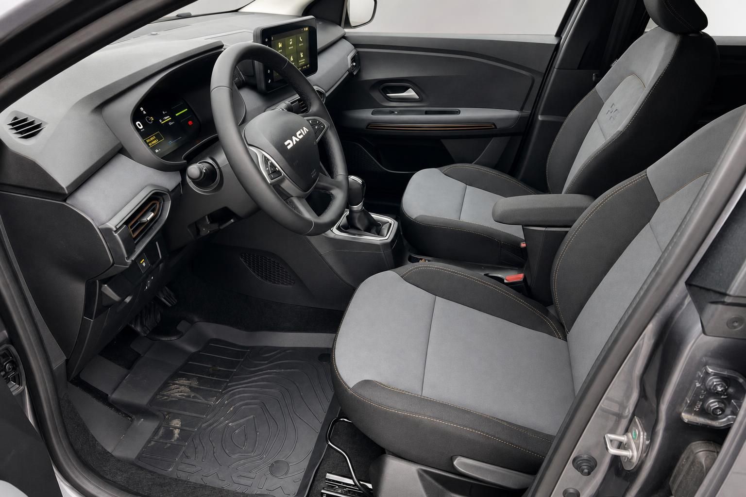 Dacia Jogger Innenraum Cockpit schwarz-grau Ausstattung mit Touchscreen