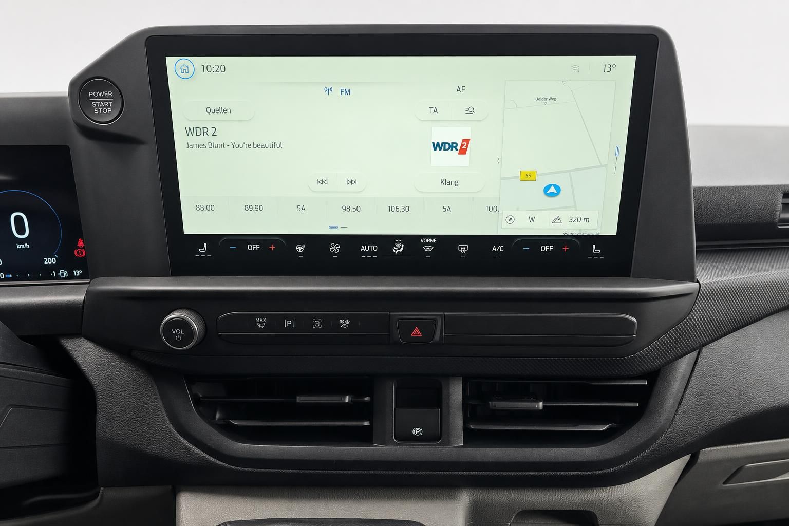 Ford Touchscreen Infotainment mit Navigation und Radio im Detail