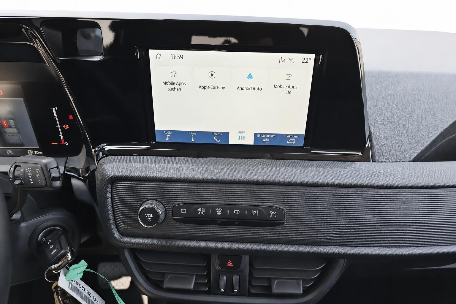 Touchscreen Infotainment mit Apple CarPlay und Android Auto