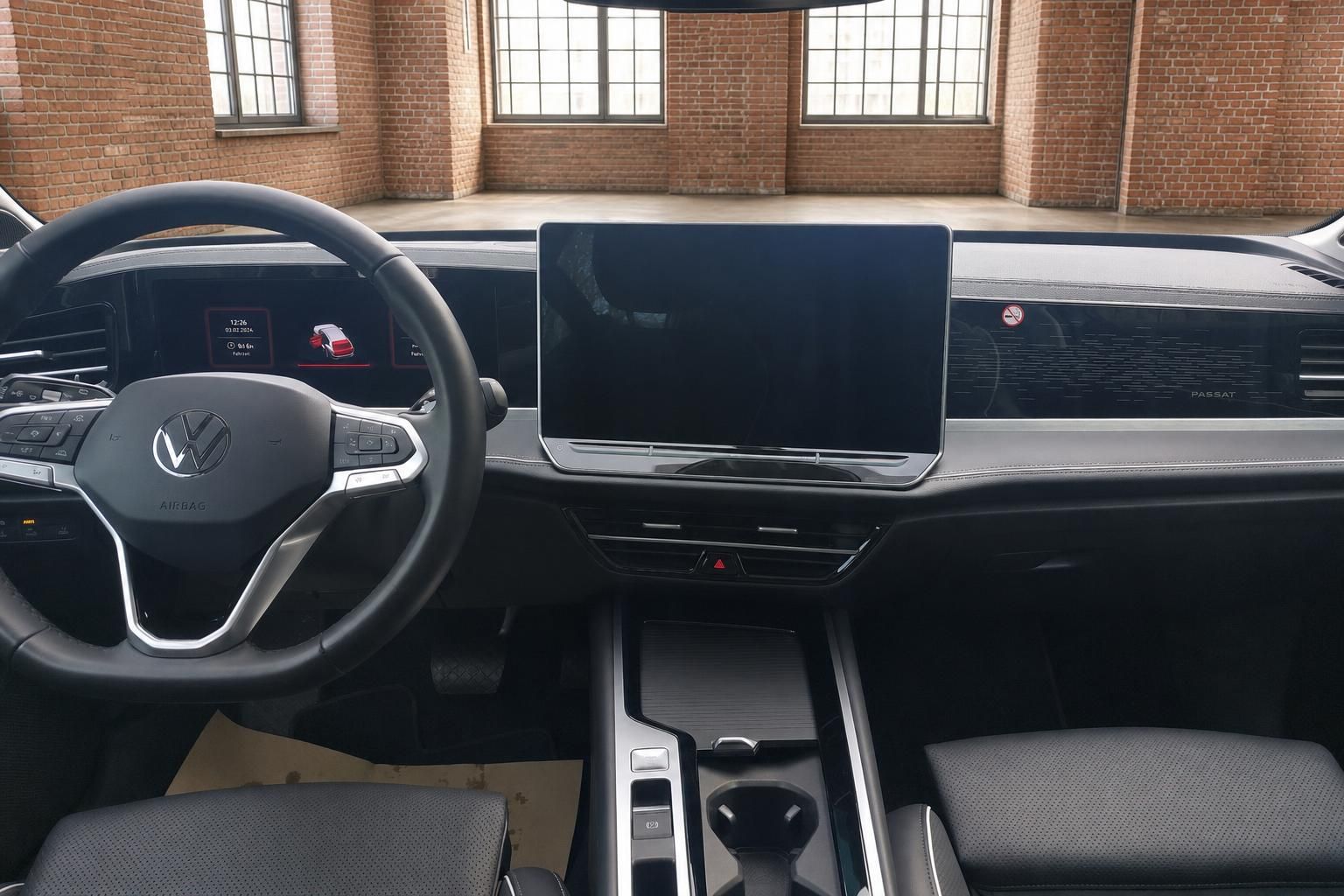 VW Passat Cockpit mit digitalem Kombiinstrument und Touchscreen