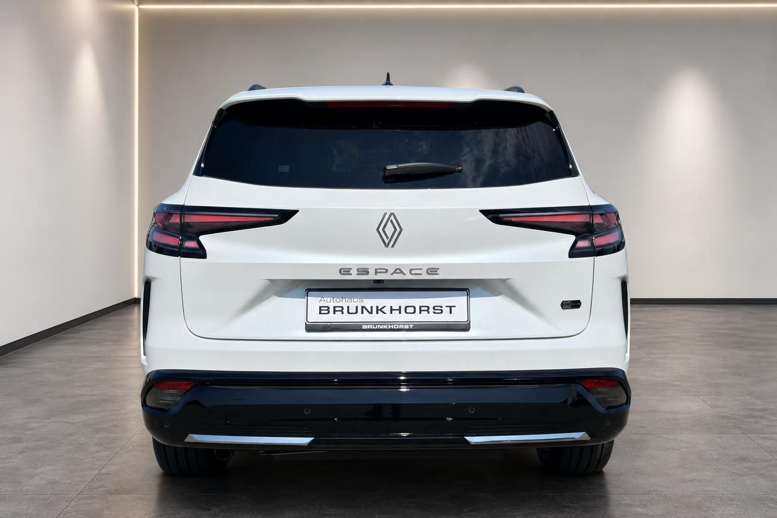 Renault Espace weiß Heckansicht Autohaus Brunkhorst