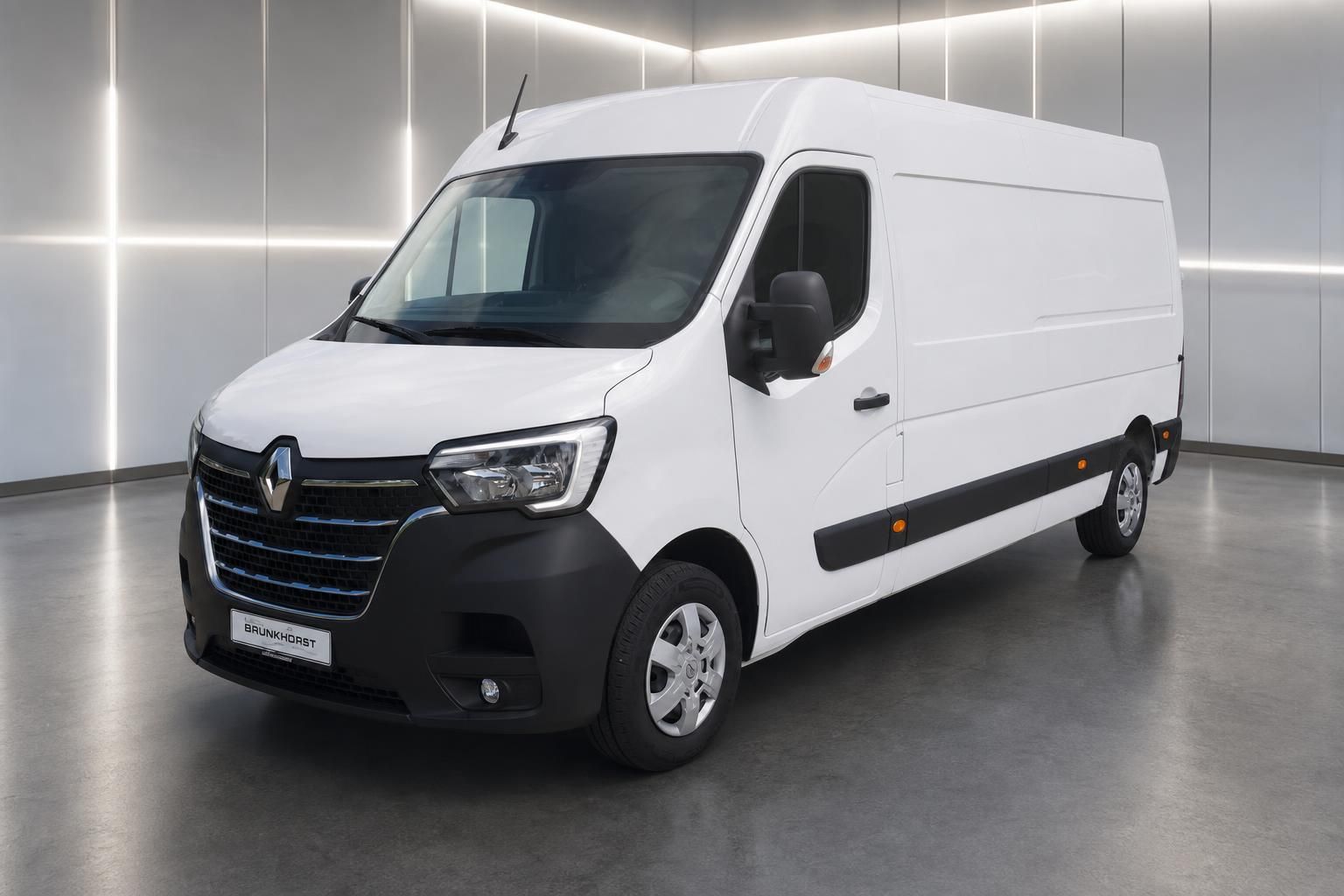 Renault Master weiß Seitenansicht Kastenwagen Transporter