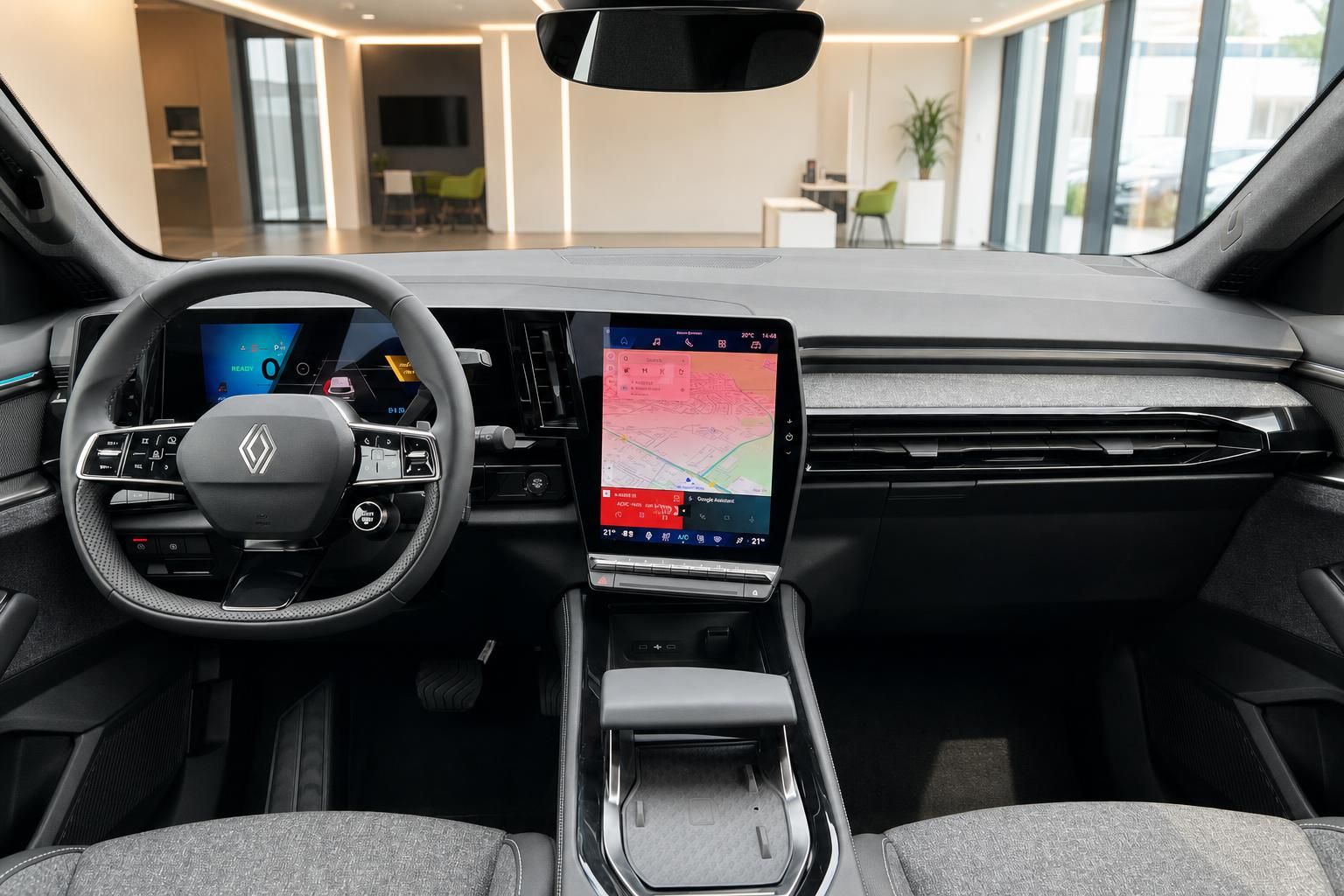 Renault Espace Cockpit mit großem Touchscreen-Infotainment und digitalem Kombiinstrument