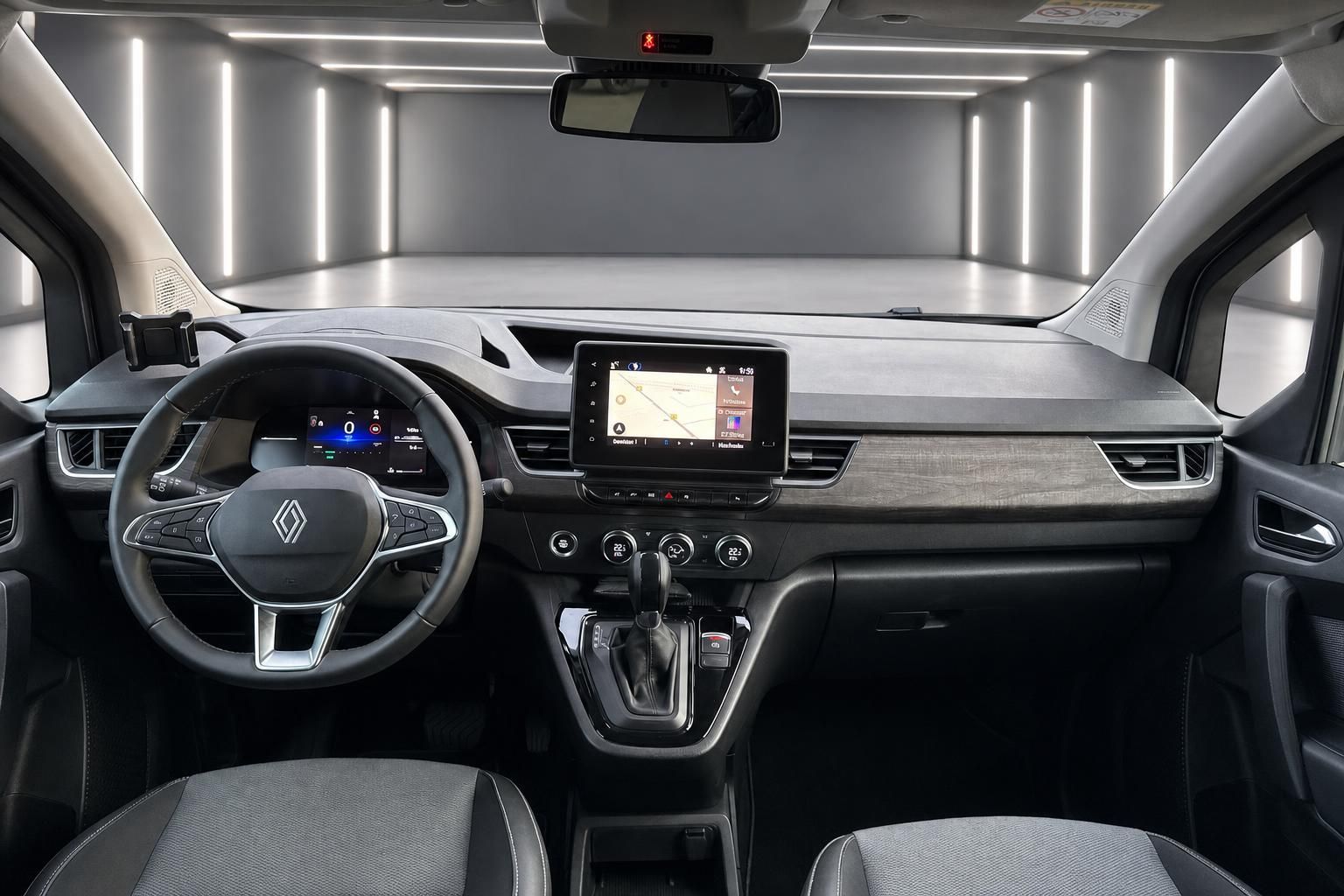 Renault Kangoo Armaturenbrett mit Touchscreen-Display und modernem Infotainmentsystem